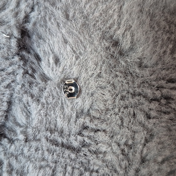 Rachel Zoe Sterling Silver Cat Earrings! NIB! - Picture 6 of 11